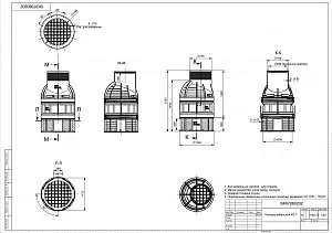 Пластиковый колодец связи КС-7 H2200 без пригрузочной камеры, без крышки 3